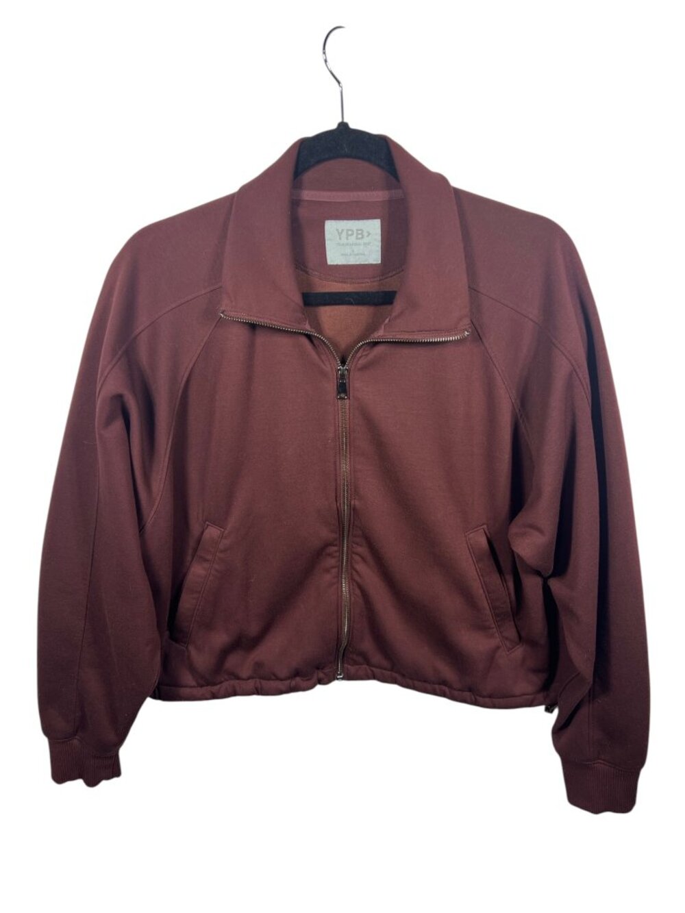 Abercrombie Fitch YPB Jacket Womens S Neoknit Full Zip Stretch Loungewear